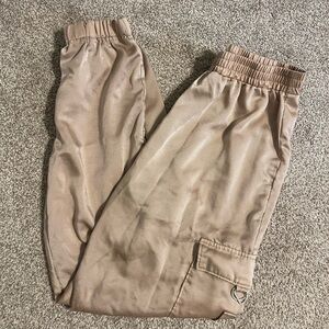 Satin Stretchy Jogger Pant